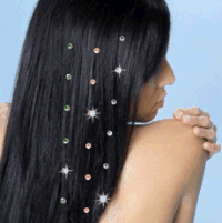 Hair Gems- Fashionable Hair Diamonds